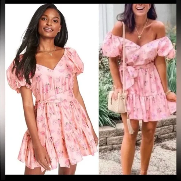 LoveShackFancyxTarget Cécile Puff Sleeve Dress - Picture 9 of 9